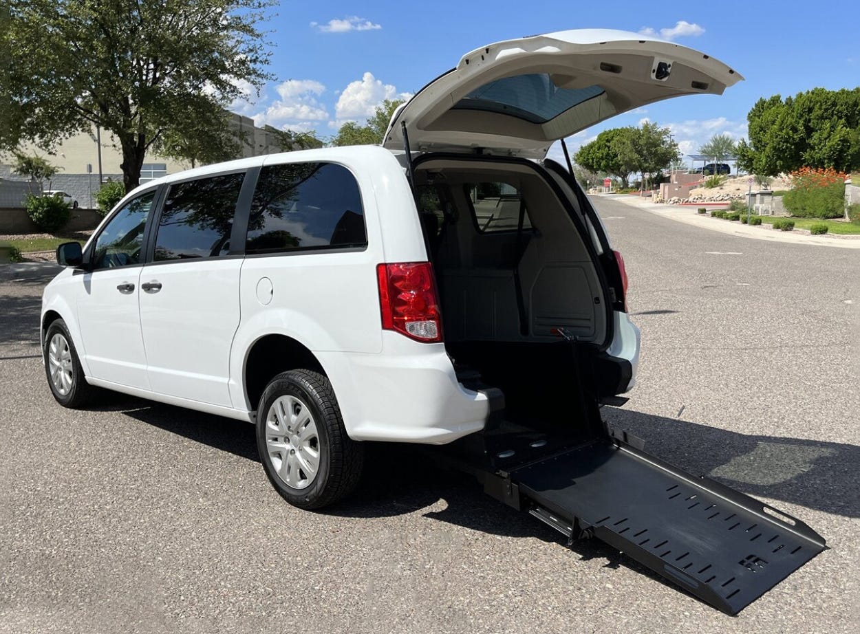 rear entry wheelchair accessible van